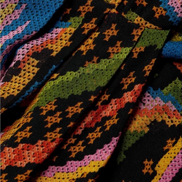 FARM RIO 🌟 RARE CROSS STITCH LOOK Maxi Dress - Picture 5 of 14